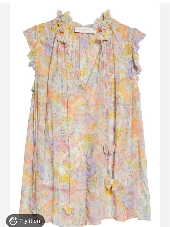 Zimmermann Tops - Zimmermann Butterfly Floral Print Top